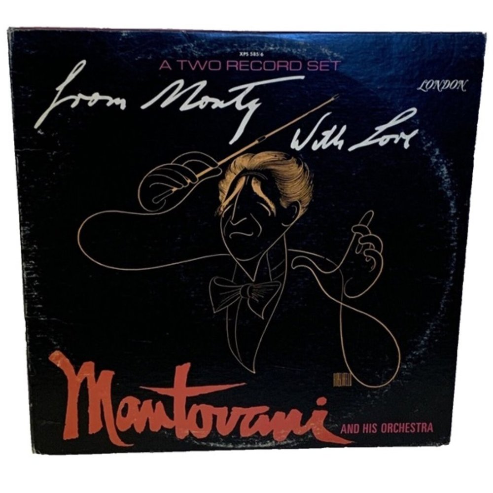 From Monty, With Love (Vinyl, 1971, 2x LP) London Records XPS 585/6 Yellow Labe